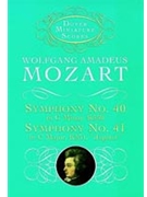 Symphony #40 G Minor/sym #41 C Maj. by Mozart Wolfgang Amadeus for Mini Score