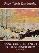 Piano Concerto #1 by Tchaikovsky Pyotr Ilyich for Full Score