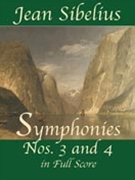 Symphonies #3 & 4 by Sibelius for Full Score