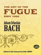 Art of the Fugue by Bach Johann Sebastian for Piano