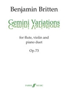 Gemini Variations by Britten Benjamin for Score and Parts