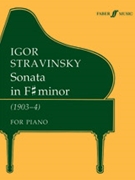 Sonata in F-Sharp Minor by Stravinsky Igor for Piano