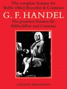 Complete Sonatas Recorder by Handel George Frideric for Book