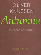 Autumnal by Knussen Oliver for Violin