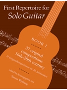 First Repertoire for Solo Guitar Book 1 by for Guitar