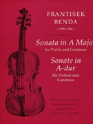Sonata in A Major by Benda Frantisek for Violin