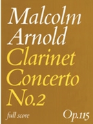 Clarinet Concerto No. 2 by Arnold Malcolm for Full Orche