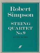 String Quartet No. 9 by Simpson Robert for String Quartet