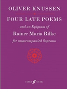 Four Late Poems and an Epigram by Knussen Oliver for Voice