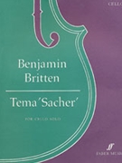 Tema Sacher by Britten Benjamin for Cello
