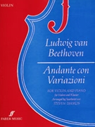 Andante Con Variazioni by Beethoven Ludwig van - Isserlis Steven - for Violin