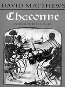 Chaconne by Matthews David for Full Orche
