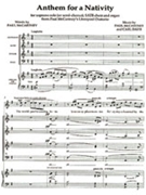 Anthem for a Nativity (from the Liverpool Oratorio) by McCartney Paul for Choir