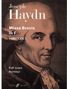 Missa Brevis in F by Haydn Joseph for Choir