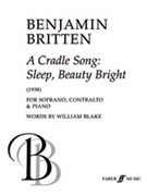 A Cradle Song: Sleep Beauty Bright by Britten Benjamin for Voice