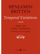 Temporal Variations by Britten Benjamin - Matthews Colin - for Full Score
