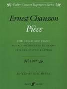 Piece Op. 39 by Chausson Ernest for Cello