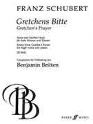 Gretchens Bitte by Schubert Franz for Voice