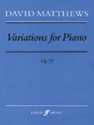Variations for Piano by Matthews David for Piano