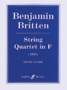 String Quartet in F by Britten Benjamin for String Quartet