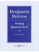 String Quartet in F by Britten Benjamin for String Quartet