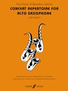 Concert Repertoire For Alto Sax by Harris and Calland - Paul Harris; Beverly - for Alto Saxophone S