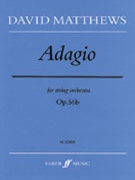 Adagio Op. 56 by Matthews David for String Orc