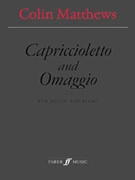 Capriccioletto & Omaggio by Matthews Colin for Violin