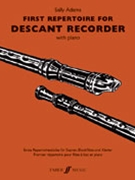 First Repertoire for Descant Recorder by Adams Sally for Recorder