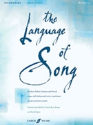 Language Of Song by Elementary - Kemp and Pegler - for High Voice Collection