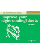 Improve Your Sight Reading Pno Duet 2-3 by Harris Paul for 1 Piano 4 Hands (Grades 2-3)