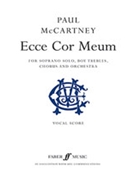 Ecce Cor Meum (Behold My Heart) by McCartney Paul for Vocal Scor