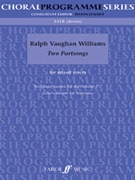 Two Partsongs by Vaughan Williams Ralph for SATB