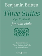Three Suites Opp. 72 80 & 87 [Viola Alone] by Britten Benjamin - Nobuko Imai - for Parts