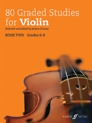 80 Graded Studies for Violin Book Two by - Jessica O'Leary - for Violin