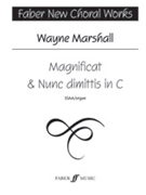 Magnificat & Nunc Dimittis in C [with Organ] by Marshall Wayne for SSAA