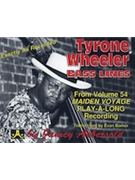 Aebersold Volume 54 - Tyrone Wheeler Bass Lines by - Barker Evan - for String Bass Tra (Bass Lines - Maiden Voyage)