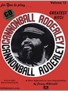 Aebersold Volume 13 New Appr To Jazz Imprv by Cannonball Adderly for Instrument Collection - Book / CD