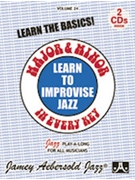 Aebersold Volume 24 Learn to Improvise Jazz---Major & Minor in Every Key for Book and CD