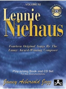 Aebersold Volume 92 New Appr To Jazz Imprv by Lennie Niehaus for Book and CD