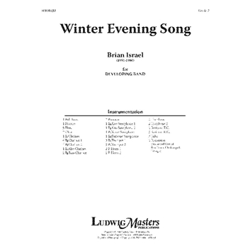 Winter Evening Song [Detailed Instrumentation: Concert Band]
