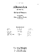 Allerseelen (all Soul's Day) by Strauss Richard - Davis - for Full Score
