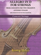 Allegro In D Major by Vivaldi Antonio Lucio - Frackenpohl Steven - for String Orchestra