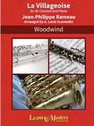 La Villageoise by Rameau Jean-Philippe - Scarmolin A Louis - for Clarinet Solo