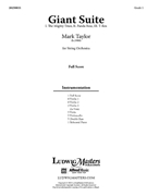 Giant Suite by Taylor Mark for Full Score