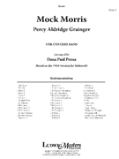 Mock Morris by Grainger Percy Aldridge - Perna Dana - for Full Score
