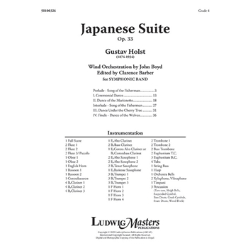Japanese Suite, Opus 33
