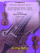 Contrapunctus I (fr Art Of Fugue) by Bach Johann Sebastian - Nelhybel Vaclav - for String Orchestra