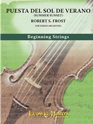 Puesta Del So De Verano (Summer Sunset) by Frost Robert for String Orchestra
