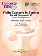 Violin Concerto [Concerto On A Disk]